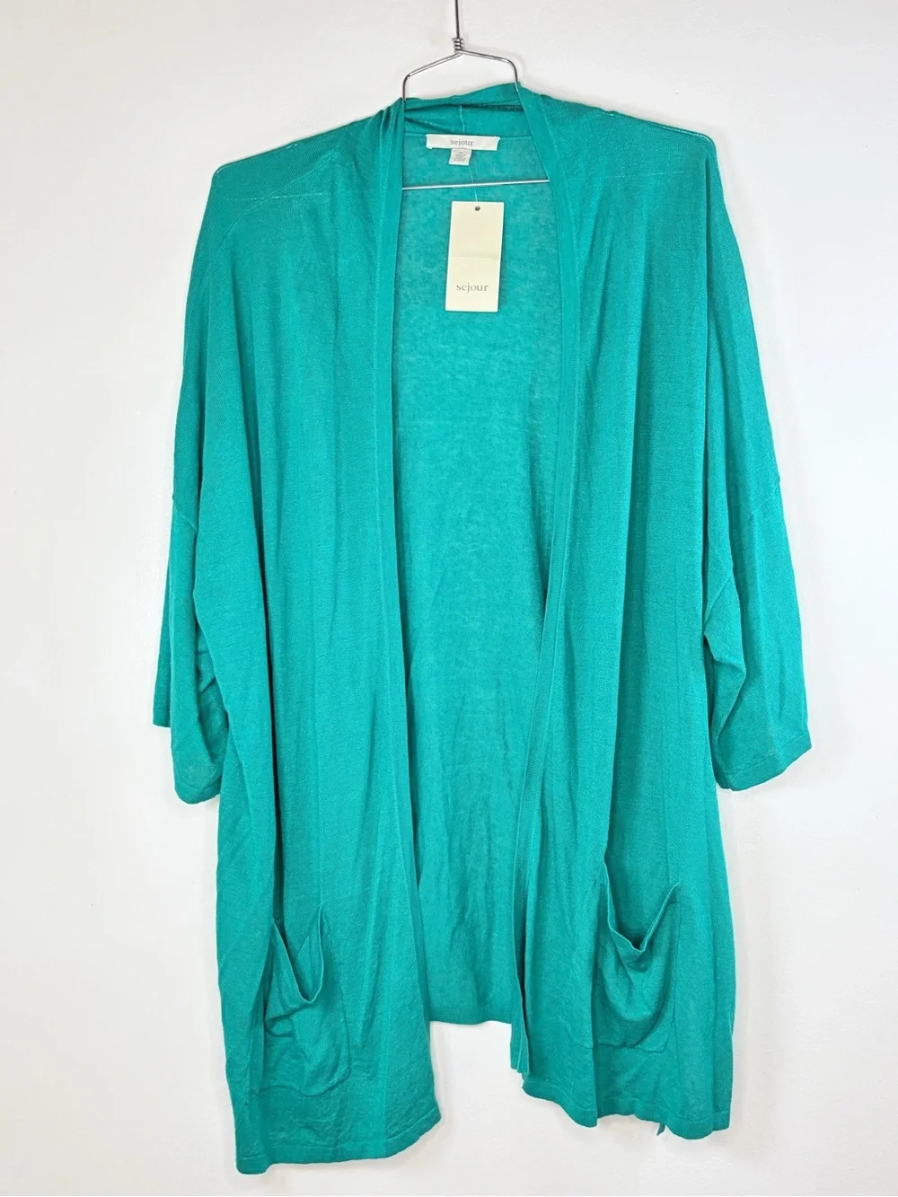 Sejour Sail Open Front Short Sleeve Topper
